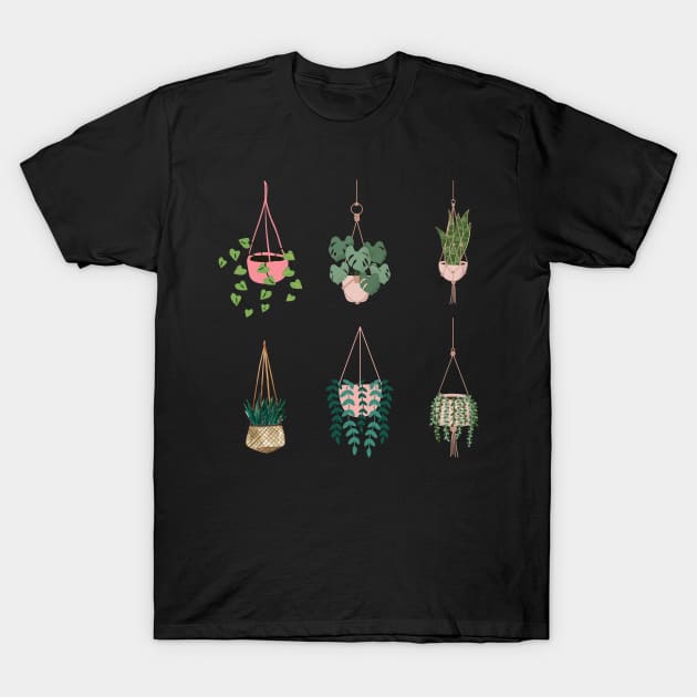 Hanging Planters For Pot Head T-Shirt by larfly